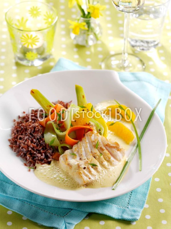 Kabeljau mit Orangen-Senfsauce 3