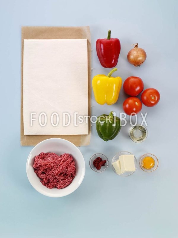 Käse-Hack-Strudel Step 1