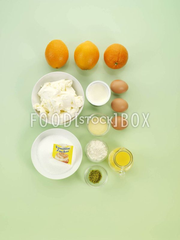 Käse-Kastenkuchen mit Orangen Step 1