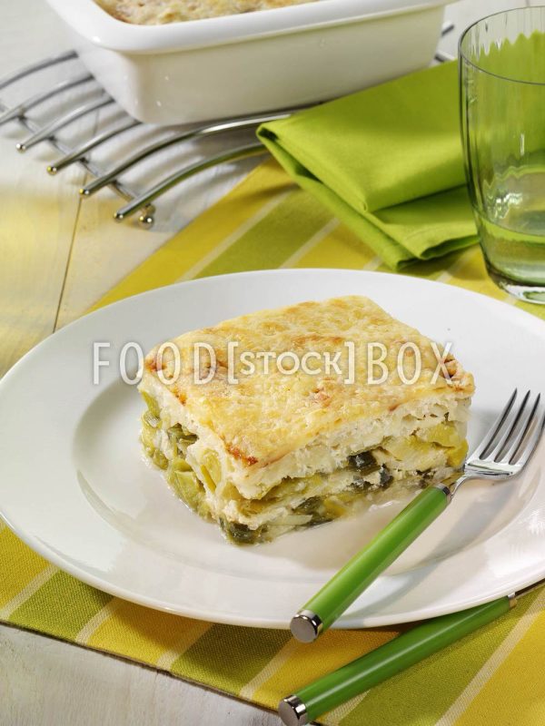 Käse-Lauch-Auflauf
