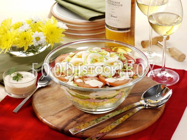 Käse-Schicht-Salat