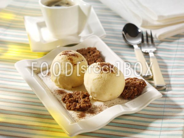 Kaffee-Eis mit Kaffeewaben 2