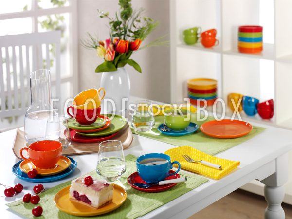 Kaffeetafel bunt