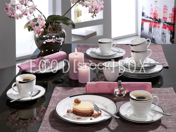 Kaffeetafel rosa