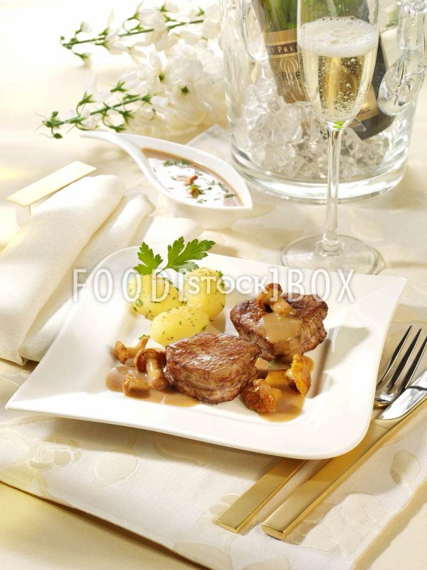 Kalb in Champagnersauce