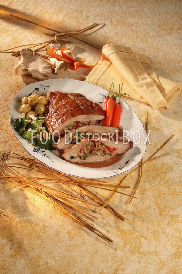 Bunt gefüllter Kalbsbraten 1