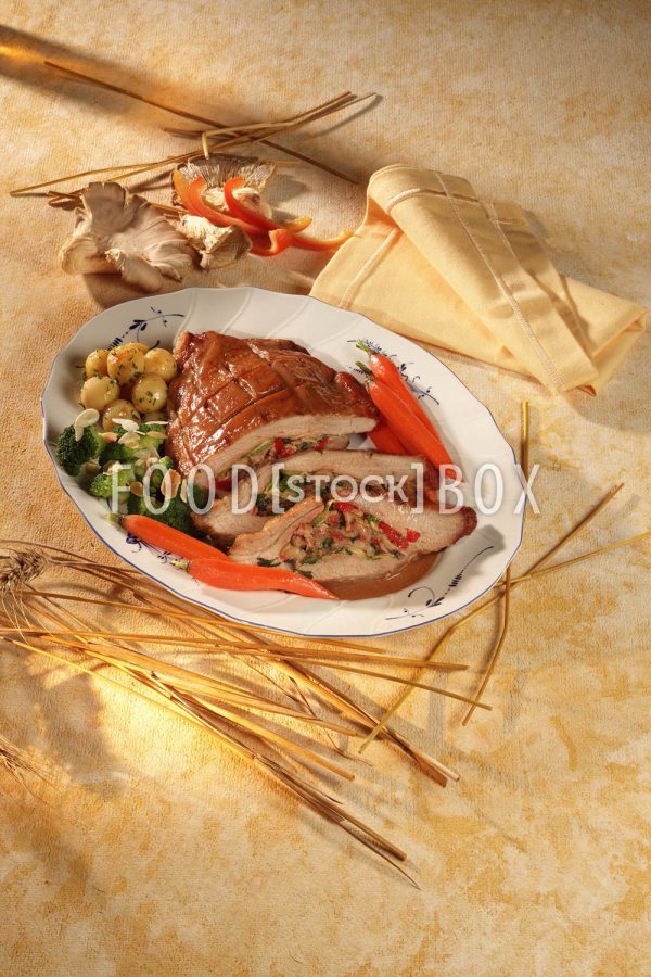 Bunt gefüllter Kalbsbraten 2