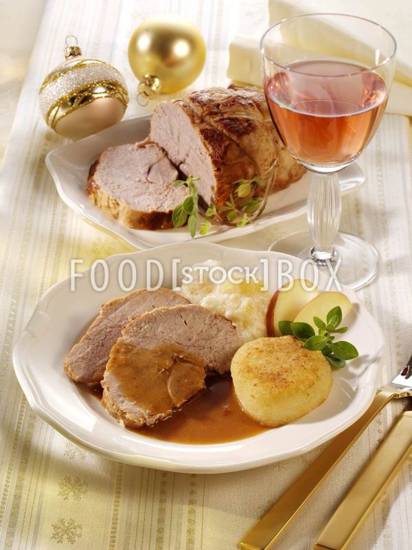 Kalbsbraten mit Apfelschnee / Diabetiker