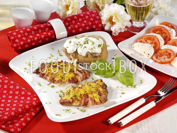 Kalbschnitzel Bacon-Kartoffel-Kräuter-Kruste 3