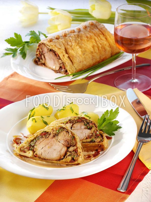 Kalbsfilet in Blätterteig