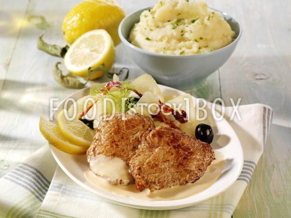Kalbsschnitzel in Zitrus-Sauce 2