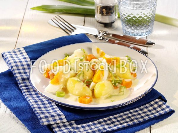 Kartoffeln auf Ei 2