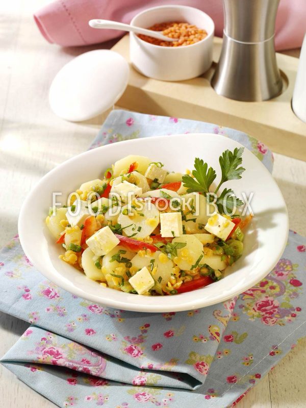 Kartoffel-Linsen-Salat / Glutenfrei