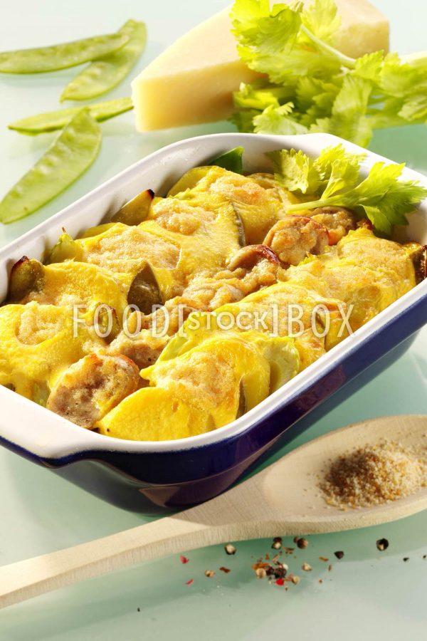 Kartoffel-Wurst-Auflauf