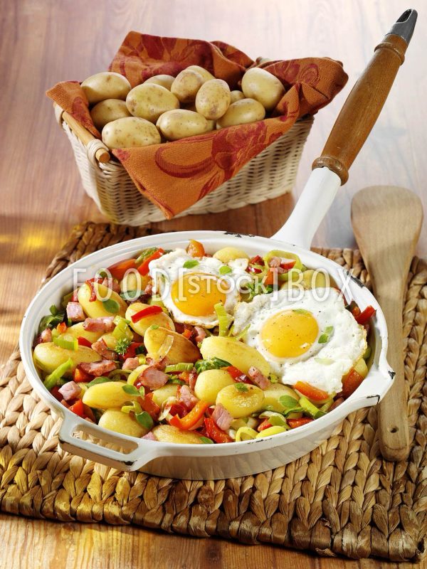 Kartoffelpfanne mit Ei
