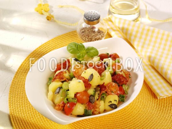Kartoffelsalat mit Kürbiskernen 2