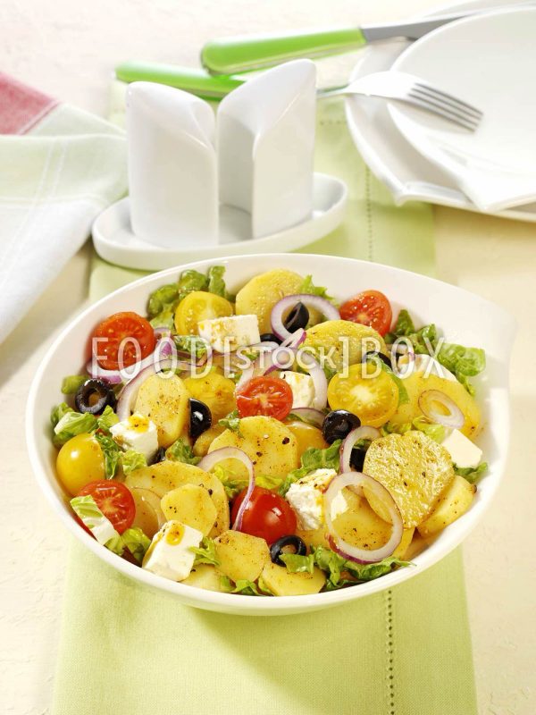 Kartoffelsalat mit Tomaten