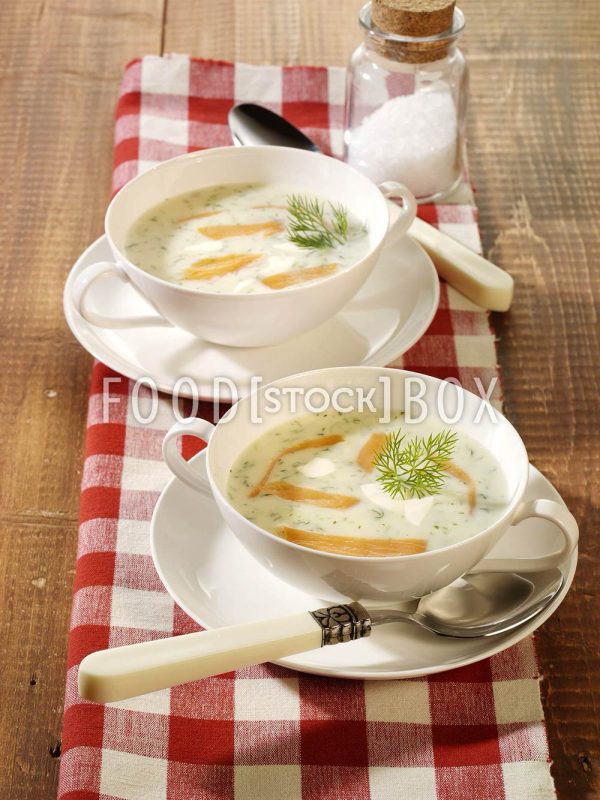 Kartoffelsuppe mit Lachs 2