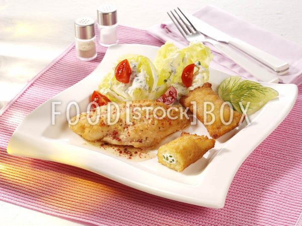 Kartoffeltaschen mit Rotbarsch und Salatherzen 3