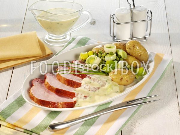 Kasseler mit Schnittlauchrahm 2