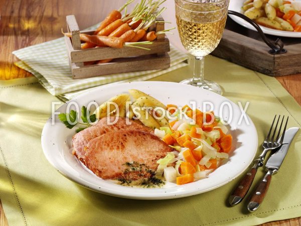 Kasseler mit Möhrengemüse 2