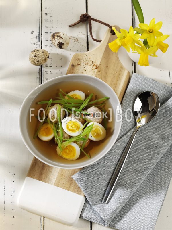 Klößchensuppe mit asiatischem Aroma 2