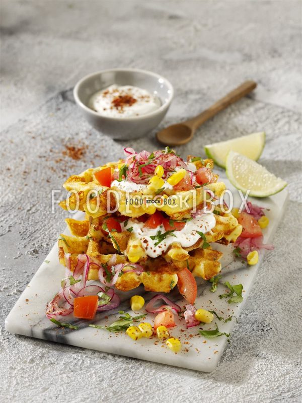 Knusprige Maiswaffeln