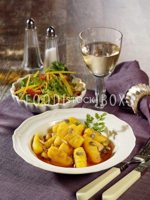 Kürbis-Kartoffel-Gnocchi