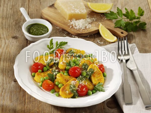 Kürbisgnocchi mit Petersilienöl 2