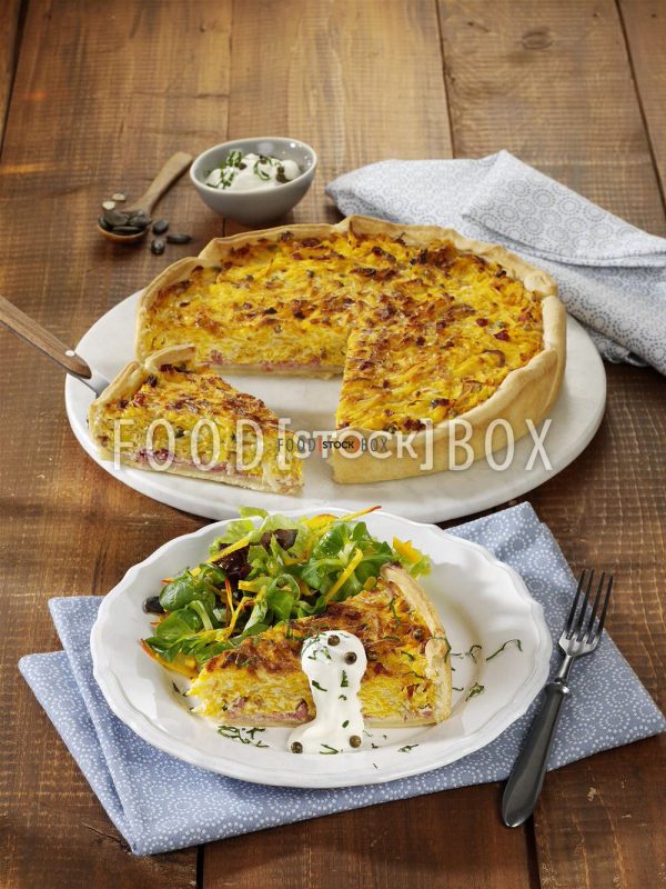 Kürbisquiche