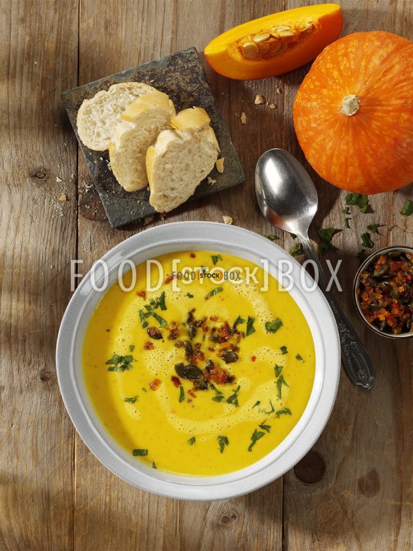 Kürbissuppe mit Kokosmilch