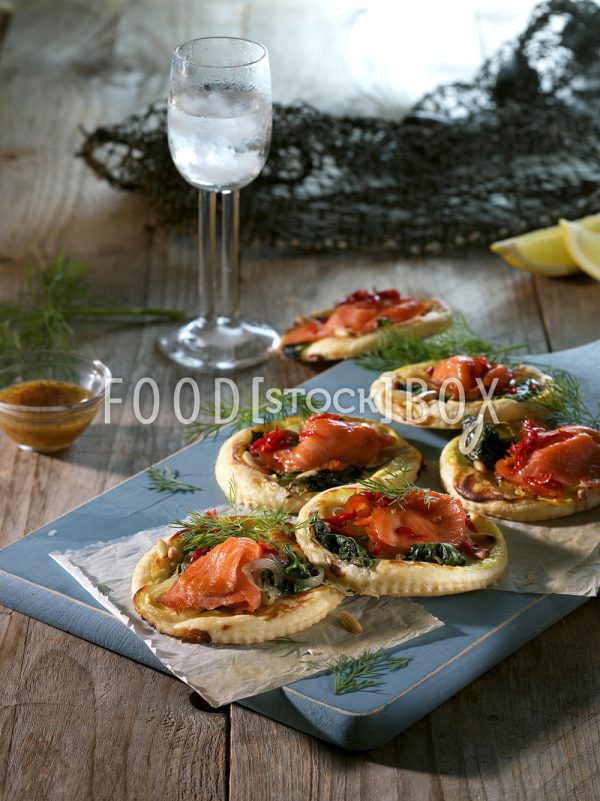 Lachs in Blätterteig