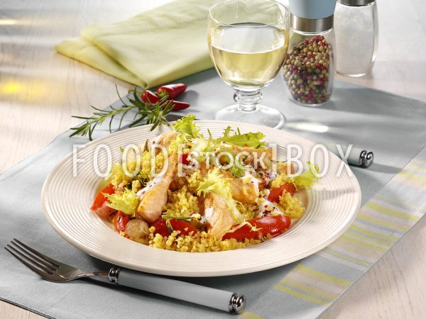 Lachs-Bulgur-Salat