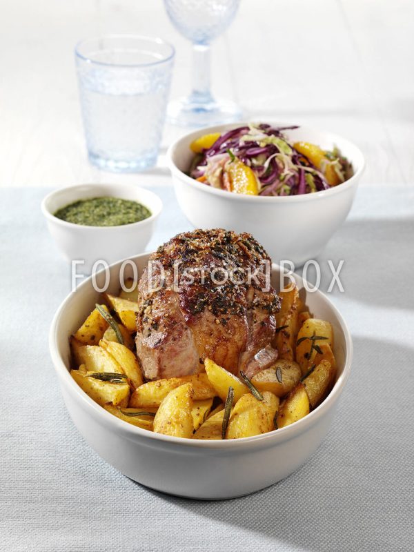 Lammbraten mit Kartoffeln