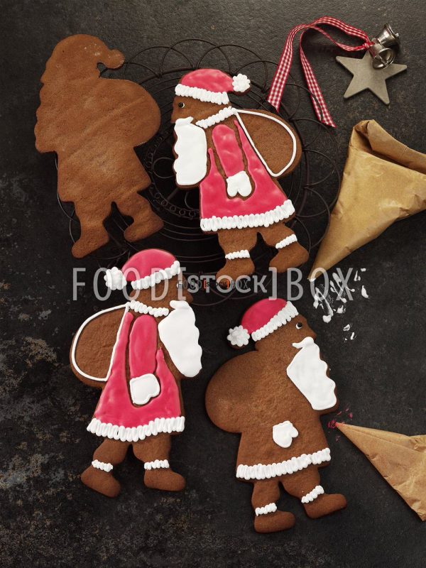 Lebkuchen-Weihnachtsmänner