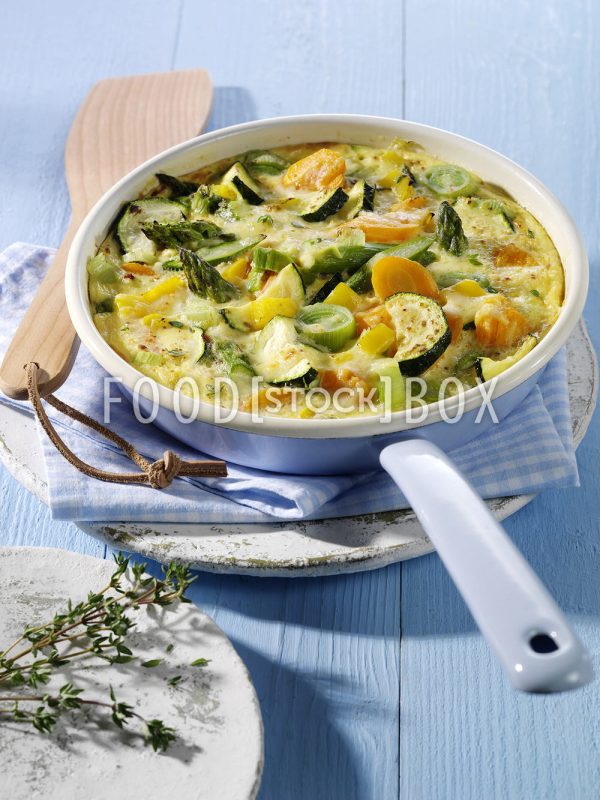 Leichte Gemüse-Tortilla