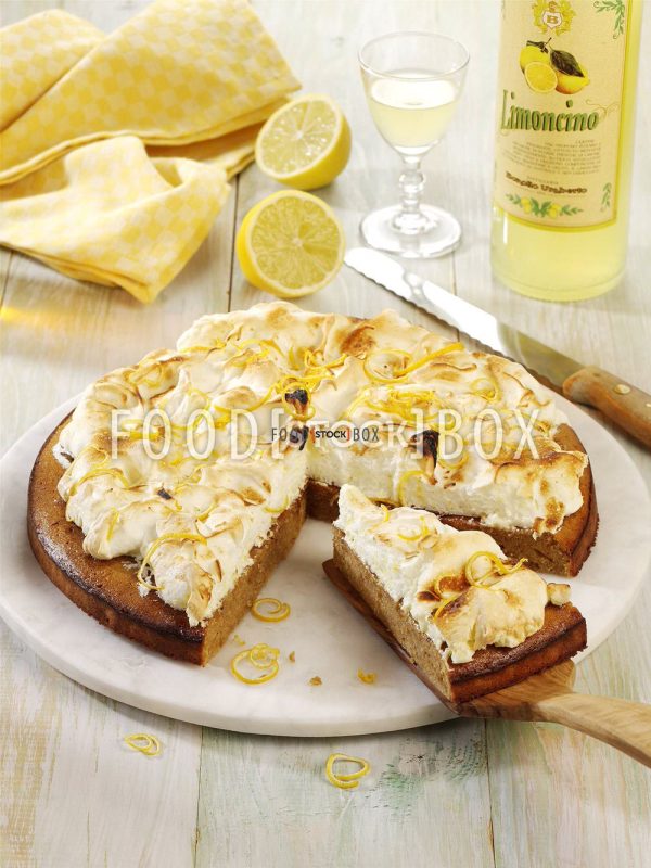 Limoncello-Tarte mit Vanillebaiser vom Grill (vegetarisch)