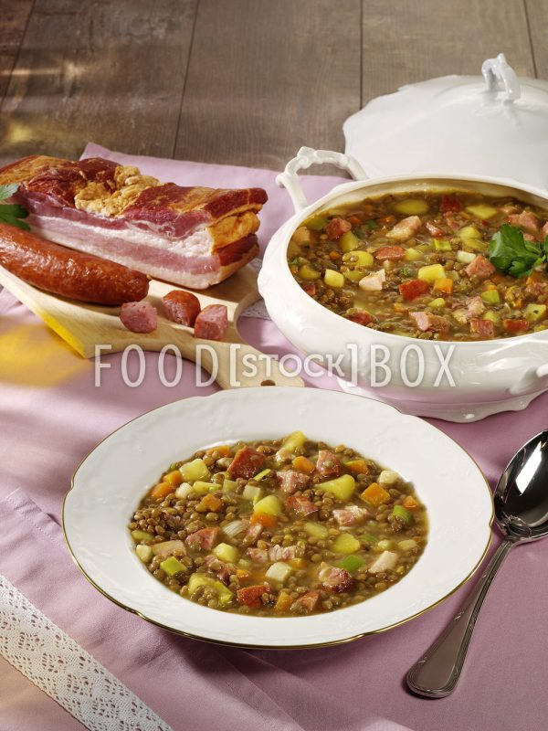 Linseneintopf mit Mett-Enden 1