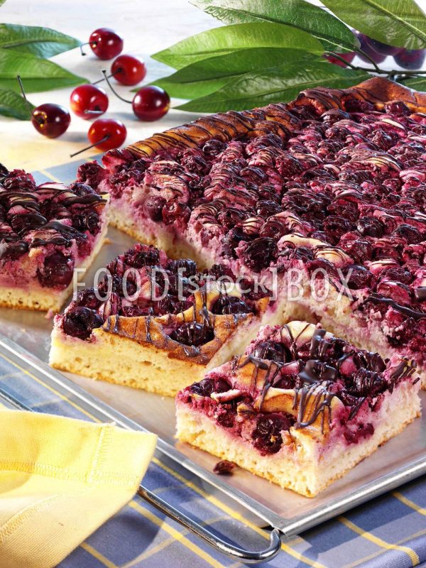 Kirschkuchen mit Käsecreme
