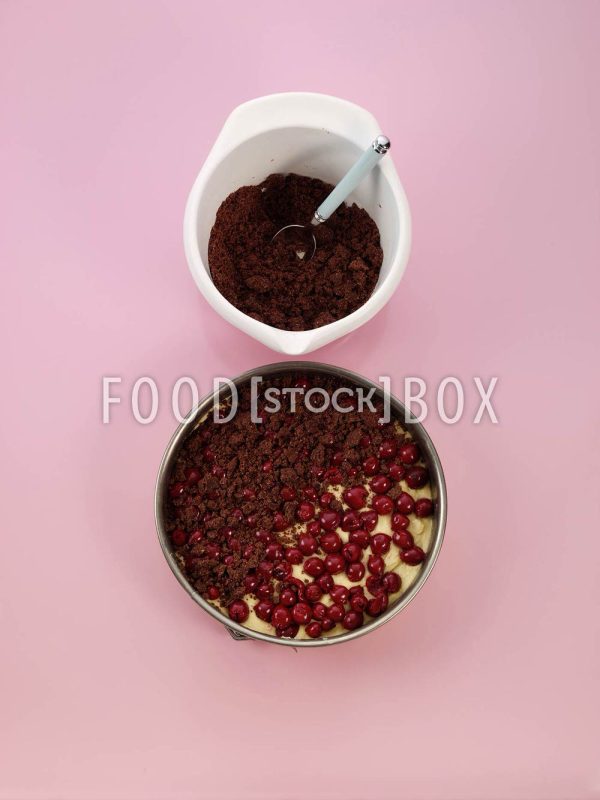 Kirschkuchen Step rosa 6