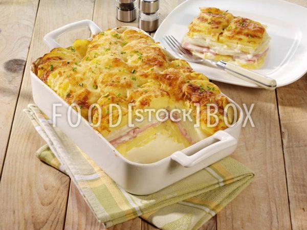 Kohlrabi-Schinken-Lasagne