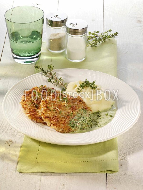 Kohlrabischnitzel mit Kräutersauce 1