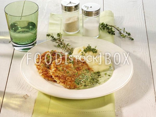 Kohlrabischnitzel mit Kräutersauce 2