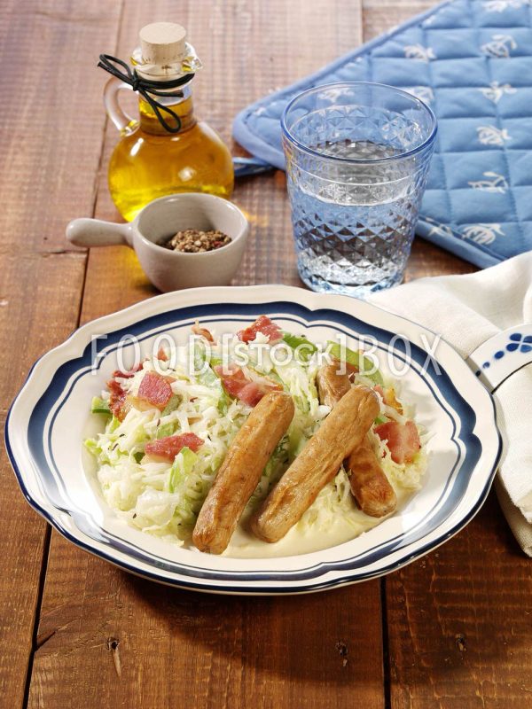 Kohlsalat mit Wurst 2