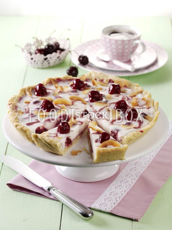 Kokos-Kirsch-Kuchen 1