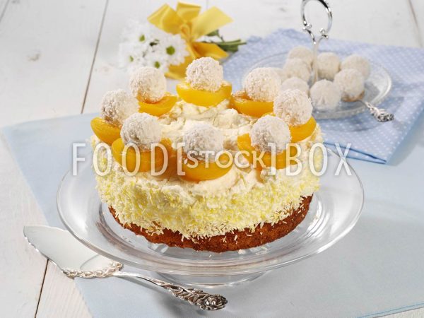 Kokostorte mit Aprikosen 2