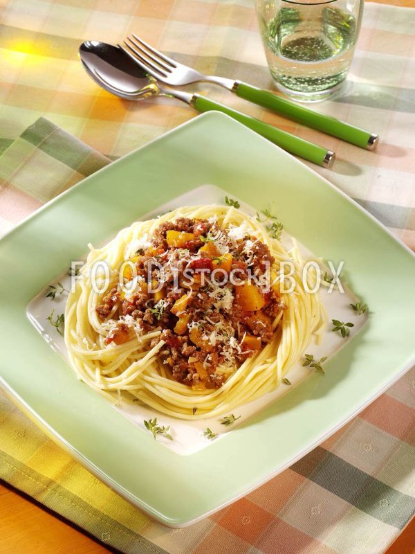 Kürbis-Bolognese