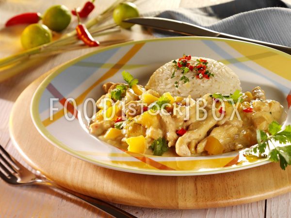 Kürbiscurry mit Hähnchenbrust
