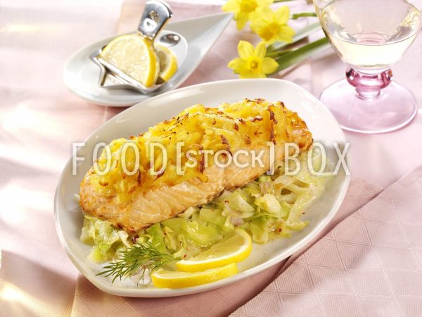 Lachs gratiniert 2