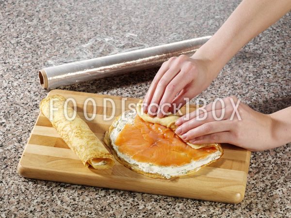 Lachsröllchen Step 2